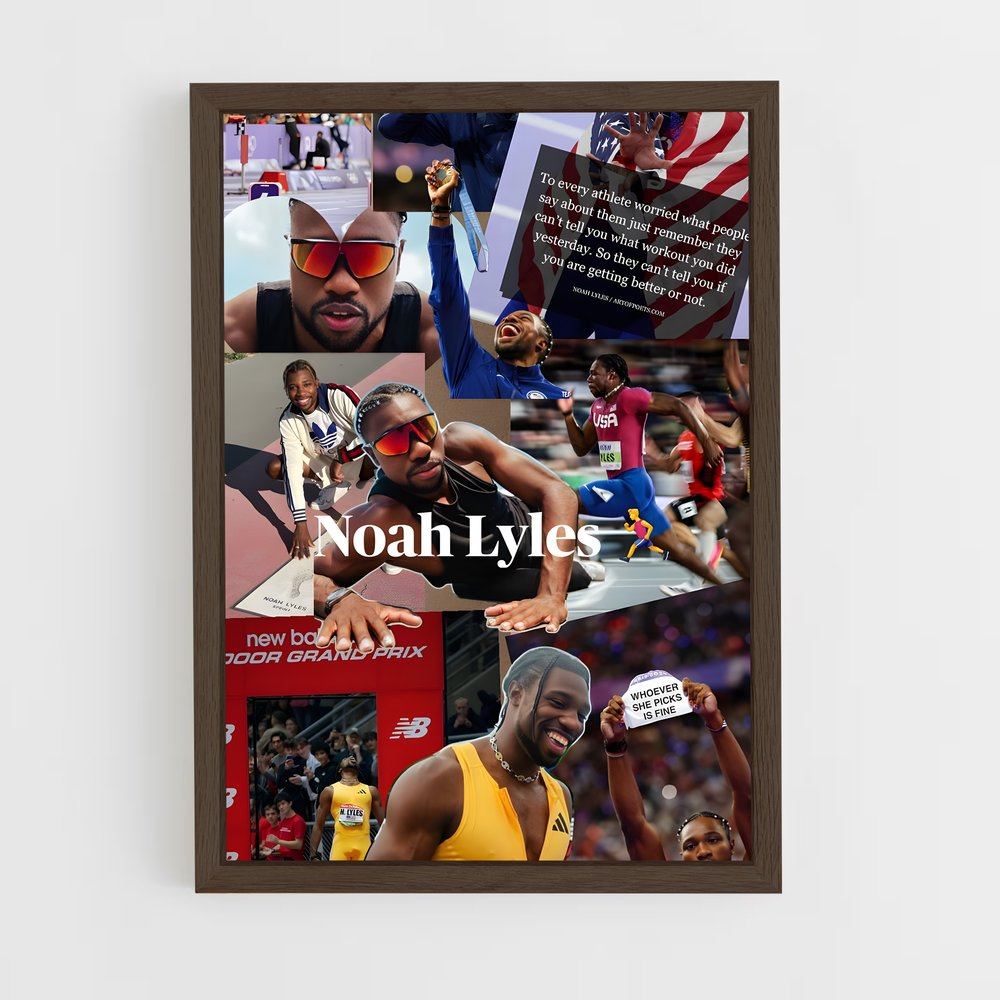 Poster Noah lyles – affiche Athlétisme (vue 5)